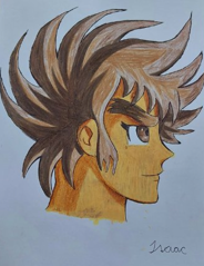 Personagem mangá — trabalho de aluno